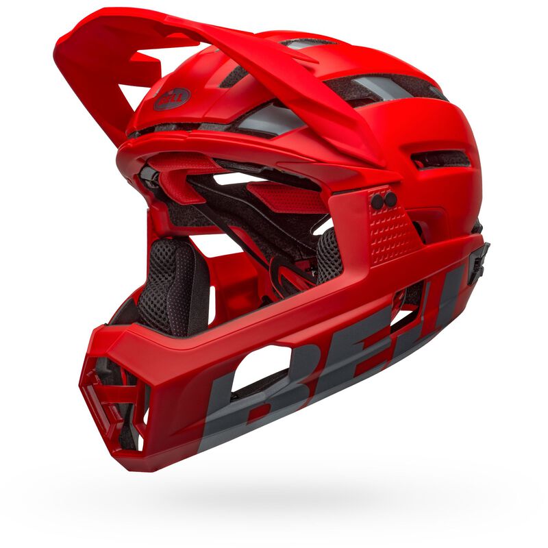 7138147 קסדת BELL SUPER AIR R MIPS MT GRY/RED  M  