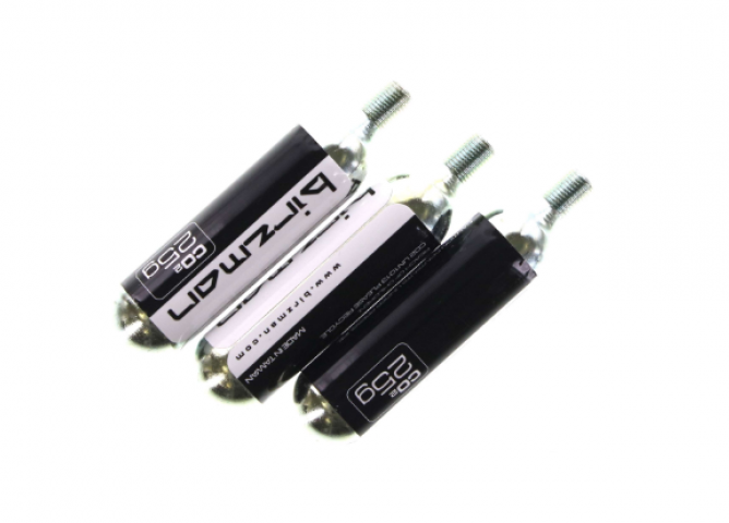 מיכל לחץ 25 גר' CO2 הברגה - 3 יח BIRZAMAN