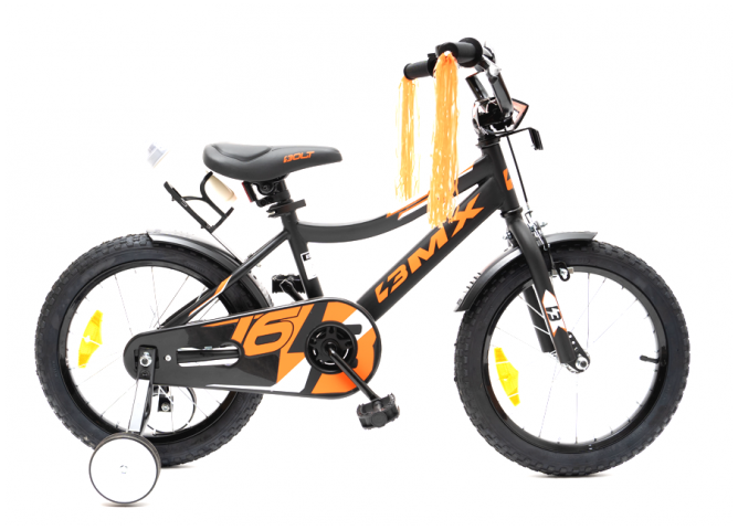 אופני BMX BOLT לילדים 20 - 12" שחור / כתום 