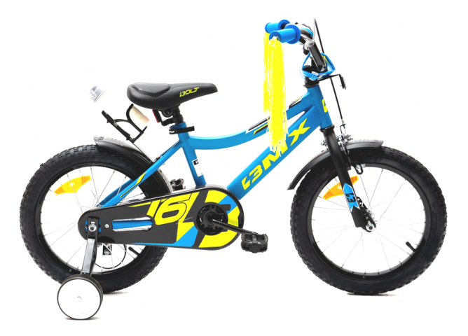 אופני BMX BOLT לילדים 20 - 12" כחול / צהוב 